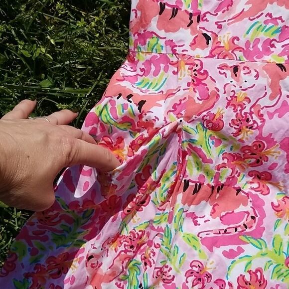Lilly Pulitzer Ferra Call Me Kitty sleevel… - Picture 2 of 8